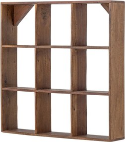 Natúr színű többszintes újrahasznosított fa fali polc 53 cm Tilo – Bloomingville