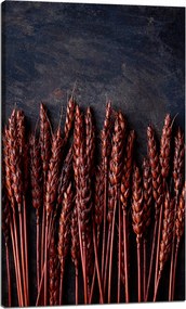 Botanika Vörös búza vászonkép 60x100