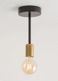 SIGMA LIGHTING 32376 GINO Vintage Mennyezeti Lámpák Fekete, Arany E27 IP20