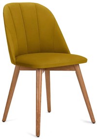 Konsimo Sp. z o.o. Sp. k. Étkezőszék BAKERI 86x48 cm sárga/világos tölgy 12075.01.072