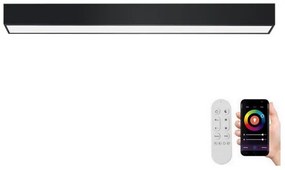 Immax NEO 07255L - LUNGO 20W/230V Wi-Fi LED dimm. lámpa fekete + DO