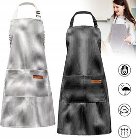 2 Db-os Konyhai Kötény, Állítható Szakács Kötény Nőknek Férfiaknak