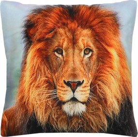 Dekoratív párnahuzat 40x40 Velúr Oroszlán