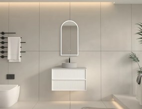 AREZZO design SAVONA 80 cm-es alsószekrény 2 fiók, matt fehér