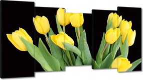 Vászonkép 150x80 Sárga tulipánok