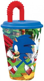 Sonic a sündisznó szívószálas pohár