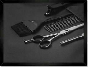 Poszterek keretben 40x30 Barber eszközök