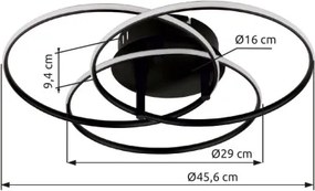 GLOBO 67355-40 KOMBOS Modern LED Mennyezeti Lámpa IP20