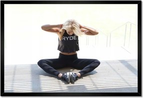 Poszterek keretben 60x40 Edzőterem Edzés Teljesítmény