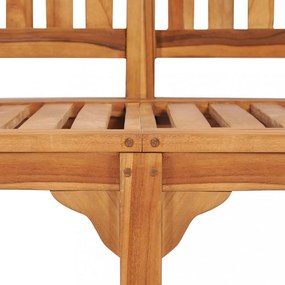 tömör tíkfa banán alakú pad 120 cm
