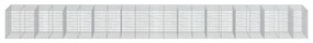 horganyzott vas gabion kosár fedéllel 1050 x 100 x 100 cm