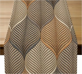 Abrosz asztali futó 40x240 Dekoratív Barna 9508