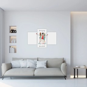 Kép - Örökké fiatal, örökké részeg (90x60 cm)