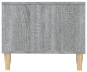 Szürke sonoma színű szerelt fa dohányzóasztal 102 x 50 x 40 cm