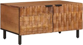 vidaXL Dohányzóasztal Barna 80 x 50 x 40 cm Tömör Mangófát