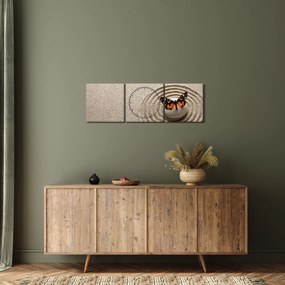 Kép - Zen kert (órával) (90x30 cm)