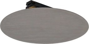 Modern, ágyúszürke mennyezeti lámpa sínrendszerhez, 1 fázisú, 2-lámpás - Iconic Pulley