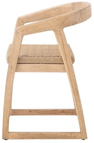 Natúr színű kaucsukfa étkezőszék Serrone – Bloomingville