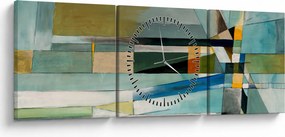 Kép - Absztrakció (órával) (90x30 cm)