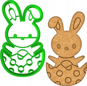 Húsvéti Forma Mézeskalács lyukasztó Húsvéti Nyuszi 9cm