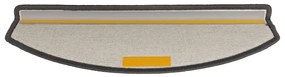 30 db sötétszürke, félkör alakú, nagy lépcsőszőnyegek 65 x 24 x 4 cm