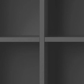 Boxie nyitott fali szekrény 80x80x37 cm antracit