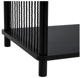 Fekete dohányzóasztal 40x80 cm Manila – Casa Selección