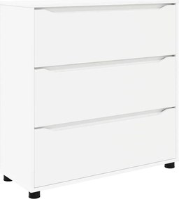 vidaXL Tárolószekrény Fehér 80 x 31 x 81 cm Faanyag