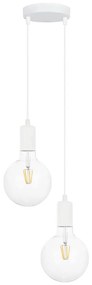 Belis Csillár zsinóron MIROS 2xE27/60W/230V kerek fehér BE0766