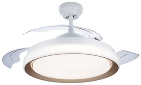 Philips-LED Mennyezeti lámpa ventilátorral LED/35W/230V 5500/4000/2700K+RC arany