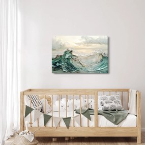 Kép - 3D tengeri absztrakció (90x60 cm)