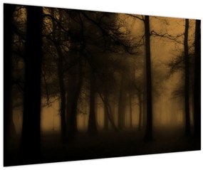 Kép - Sötét erdő (90x60 cm)