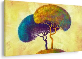 Kép - Fák a hegyen (90x60 cm)
