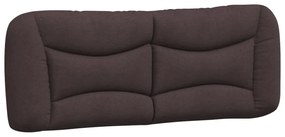 sötétbarna szövet ágykeret matrac nélkül Hvar 140 x 190 cm