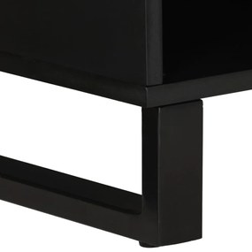 tömör mangó- és szerelt fa TV-szekrény 100 x 33 x 46 cm