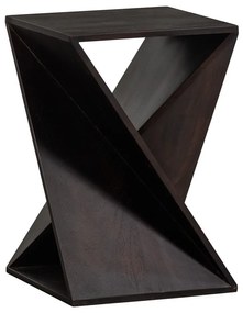 Akácfa tárolóasztal 41x41 cm Ikem – WOOOD