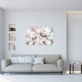 Kép - Rózsa virágok (90x60 cm)
