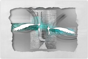 Poszterek 60x40 Angyalok a hálószobába Türkiz