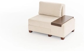 Széthúzható fotel Perenilla C (J) (krém + dió). 1107034