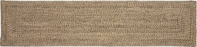 vidaXL Területszőnyegek Természetes és fekete 60 x 250 cm Juta