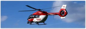 Poszterek 200x66 Piros-fehér Helikopter