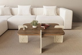 Poalla - Walnut, Travertine