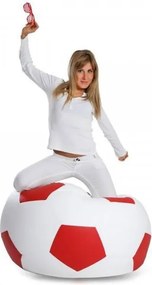 Babzsák labda sport l eco-bőr 325l TiaHome - Piros