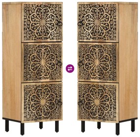 tömör mangófa tálalószekrény 40 x 33 x 110 cm