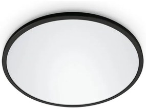 WiZ - LED Dimmelhető mennyezeti lámpa SUPERSLIM LED/32W/230V fekete Wi-Fi