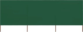 vidaXL zöld szövet 3-paneles szélfogó 400 x 160 cm