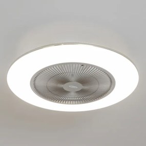 Brilagi - AURA LED/38W/230V dimmelhető ventilátoros lámpa ezüst + DO