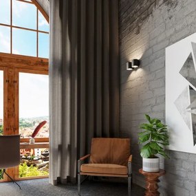 Sollux SL.0660 - Fali spotlámpa ORBIS 2xG9/40W/230V fekete