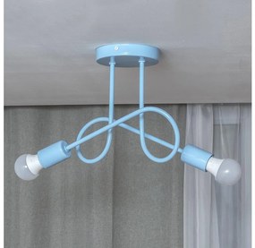 OXFORD felületre szerelt csillár 2xE27/15W/230V kék