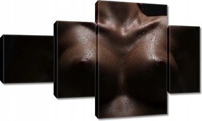 Vászonkép 130x80 Feszes mellek Akt